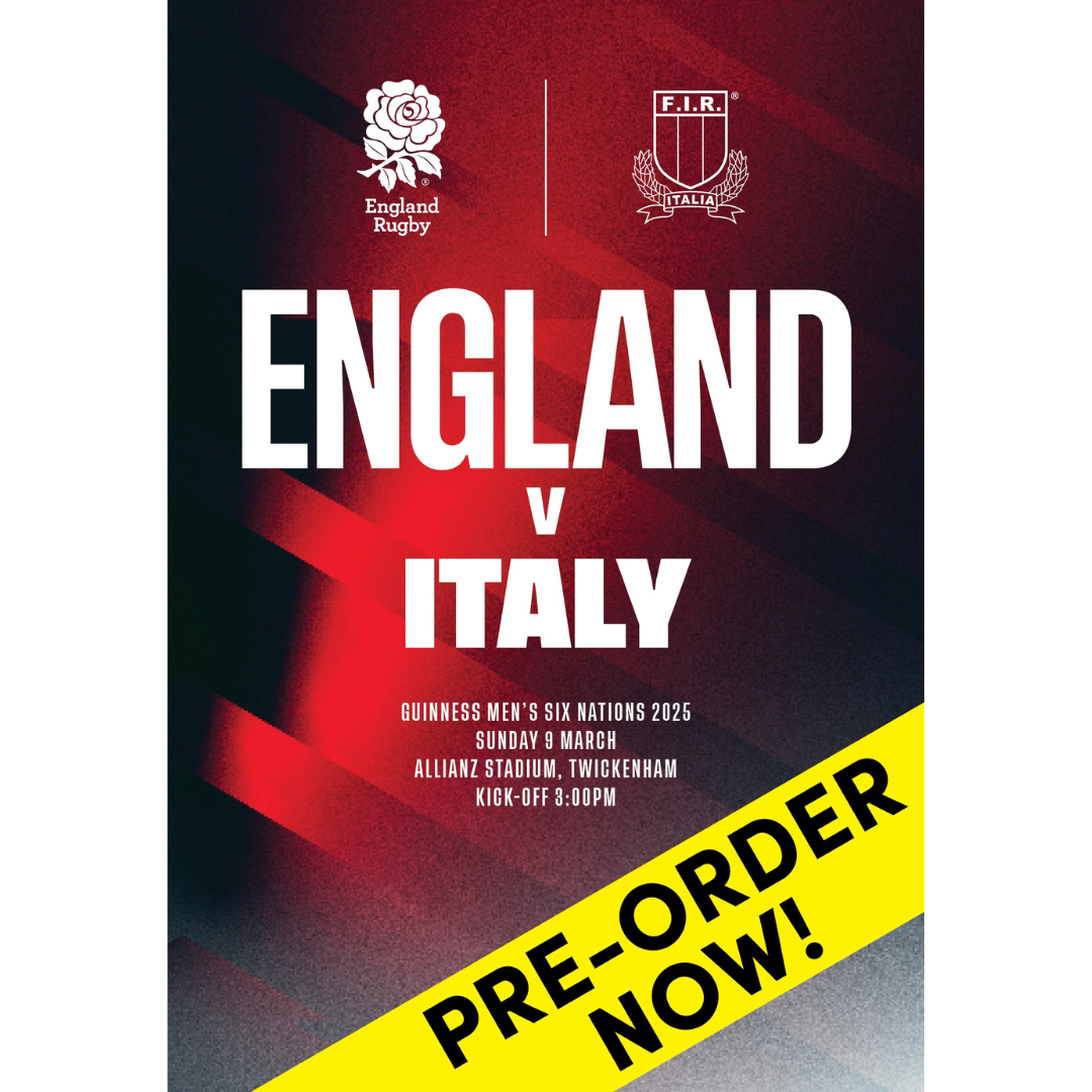 England v Italy, Guinness Six Nations 2025, Allianz Stadium, 8 March 2025 - Pre-Order