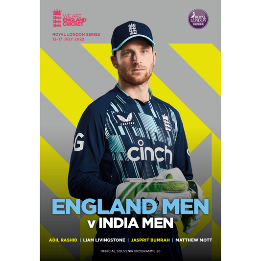 England Men v India Men Royal London ODI Series 2022