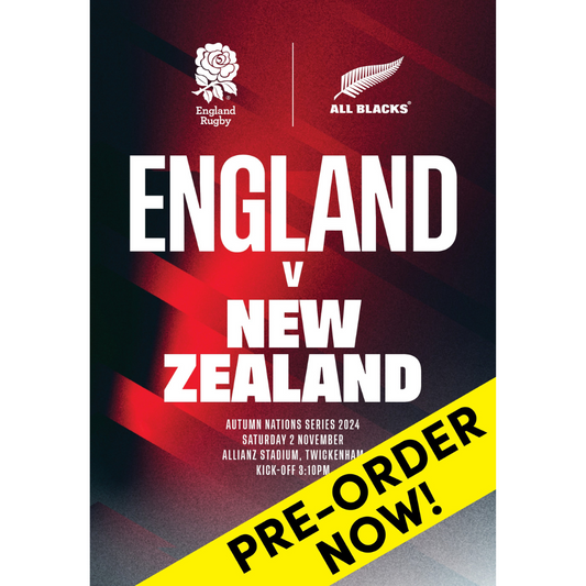 England v New Zealand, Autumn Nations Series 2024, Allianz Stadium (Pre-Order)