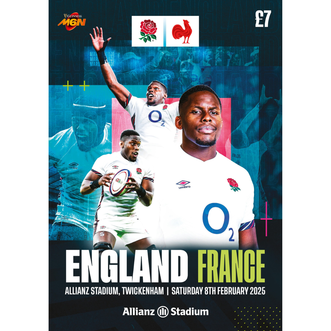 England v France, Guinness Six Nations 2025, Allianz Stadium, 8 February 2025 - Pre-Order