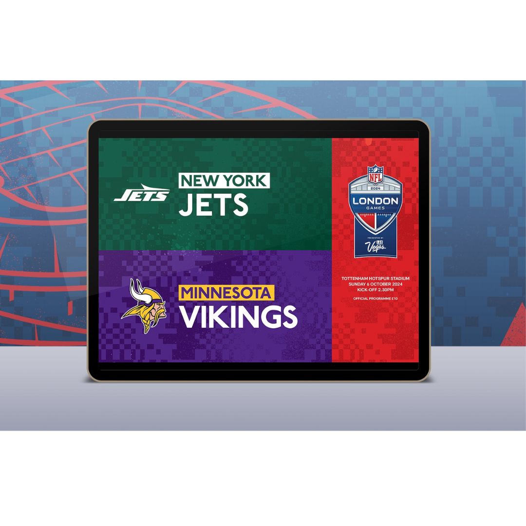 NFL London Games 2024 – New York Jets v Minnesota Vikings, Tottenham Hotspur Stadium. Digital Edition.