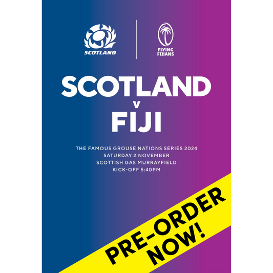 Scotland v Fiji, Autumn Nations Series 2024, Scottish Gas Murrayfield Stadium (Pre-Order)