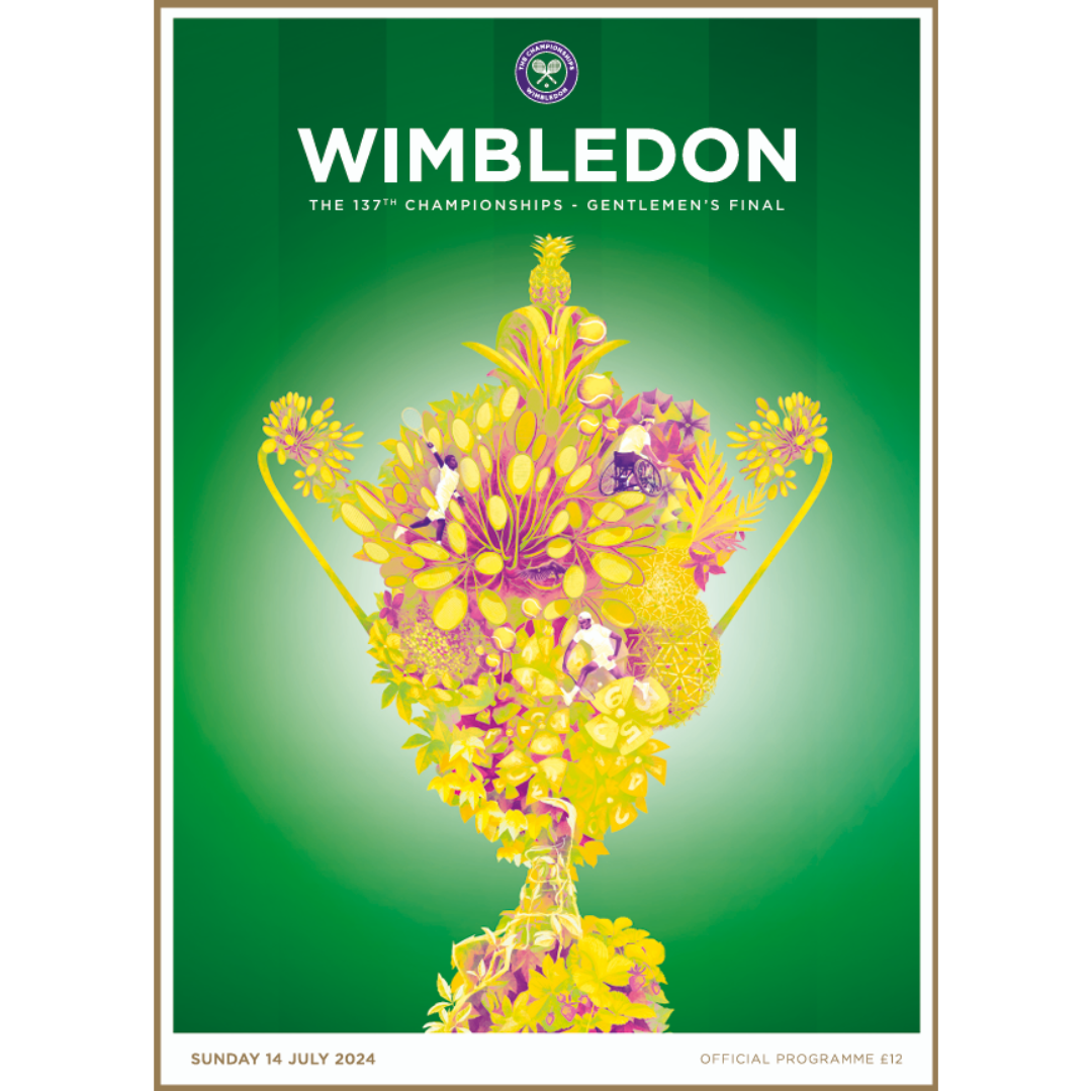 Cover Image for the Official Wimbledon Programme for the 137th Championships - Gentlemen's Final Programme 2024